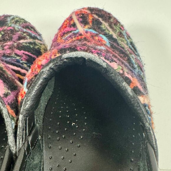 Dansko Scribble Yarn Felt Clogs Artsy Multicolor Slip On Chunky US Size 7.5 - Picture 7 of 8